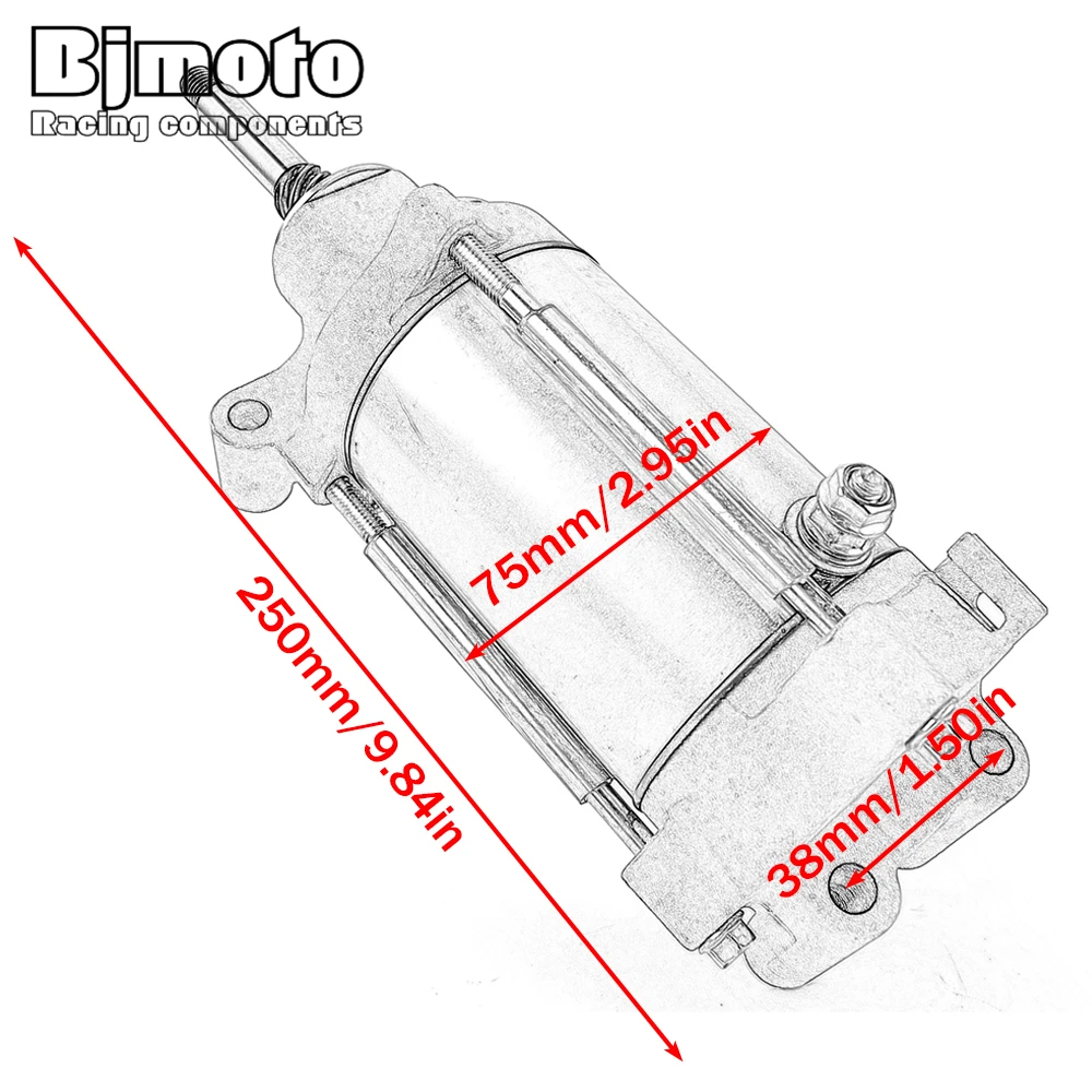 Стартер для Arctic CAT M6000 M8000 XF6000 XF8000 ZR6000 ZR8000 SE ES 141 153 162 SNO PRO ВЫСОКОГО COUNTRY LTD LXR 0745-438