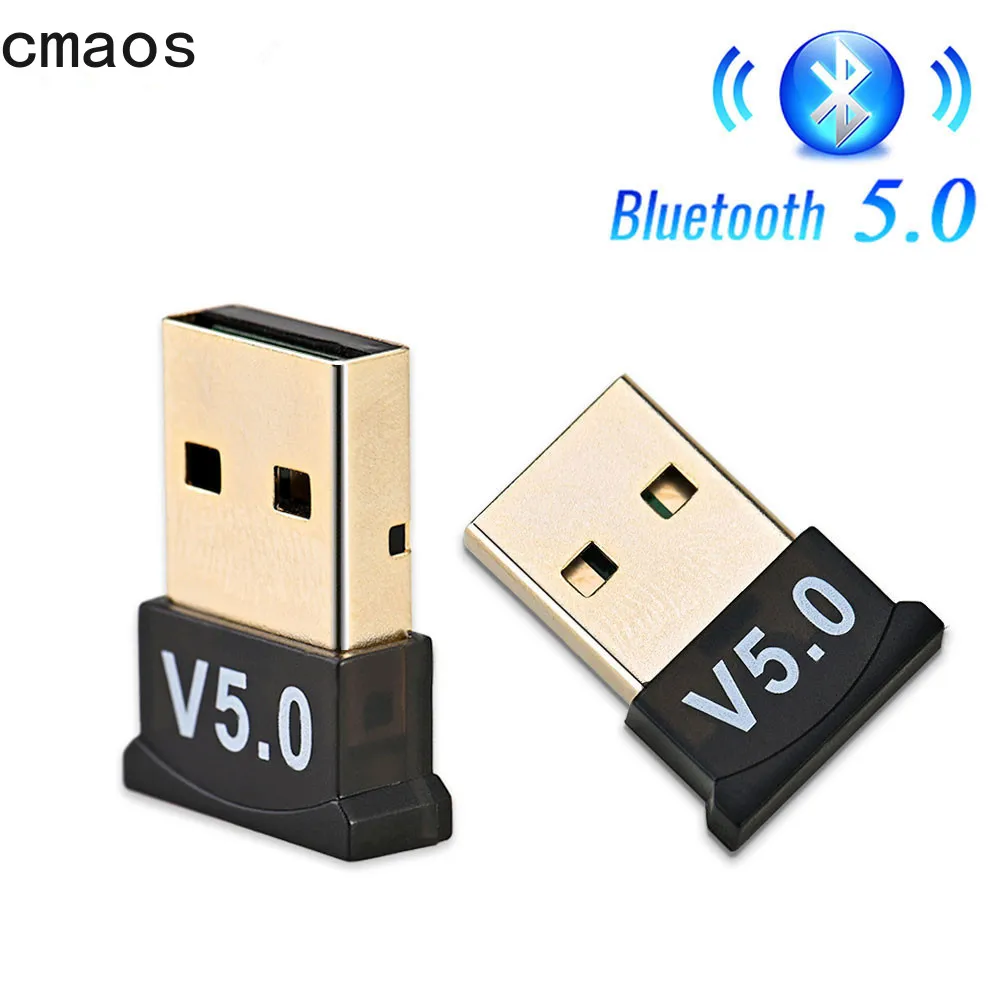 

USB Bluetooth 5.0 Adapter Transmitter Bluetooth Receiver Audio Bluetooth Dongle Wireless USB Adapter for Computer PC Laptop A