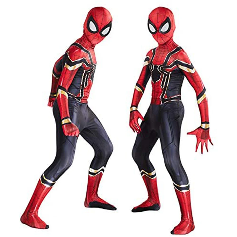 Marvel Avengers Spiderman Kinder Body Cosplay Kostüm Superhero Overall Anzüge Erwachsene Weihnachten Halloween Party Geschenke Strumpfhosen