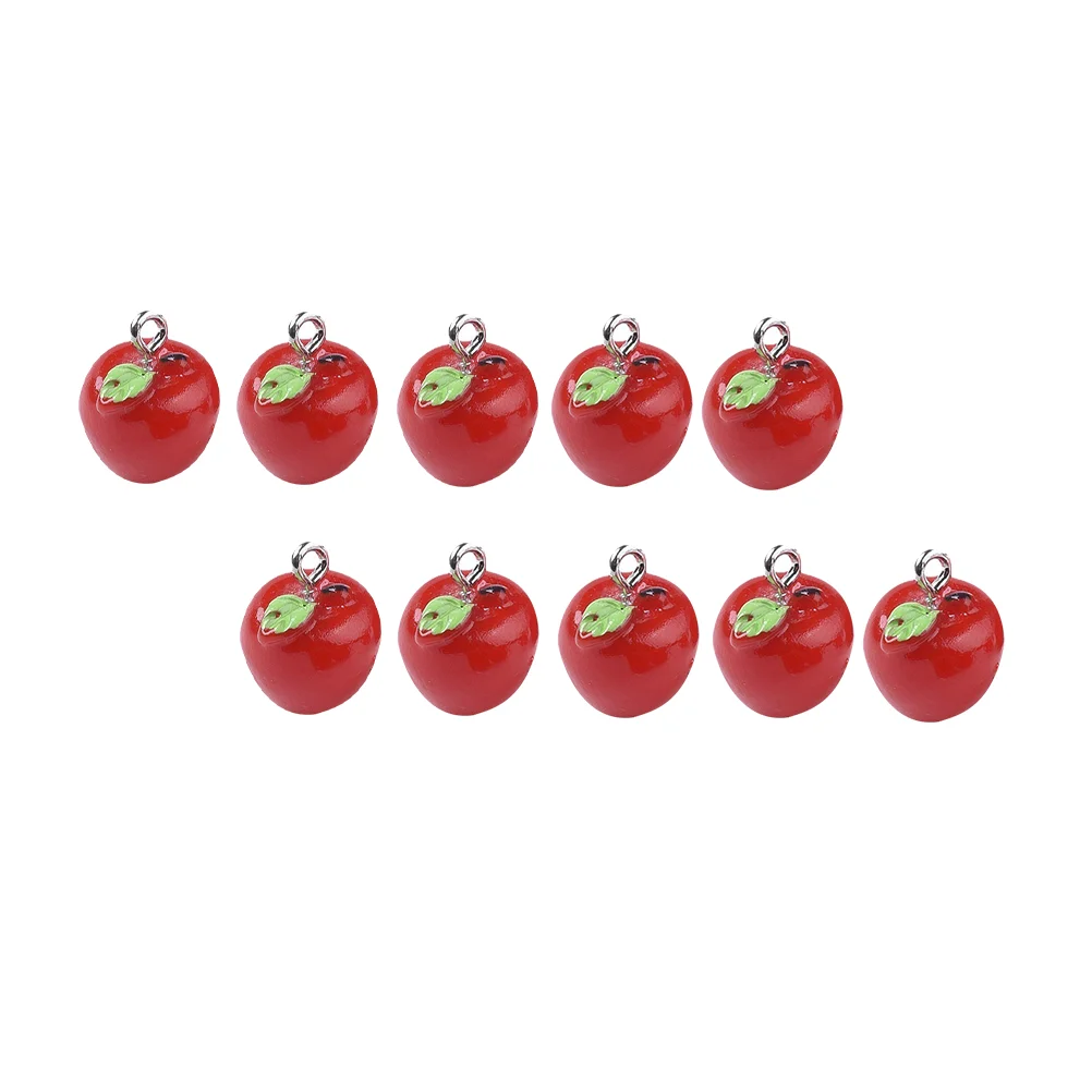 

20Pcs Nice Apple Shape Necklace Hanging Pendant Jewelry Making Pendants for Girl