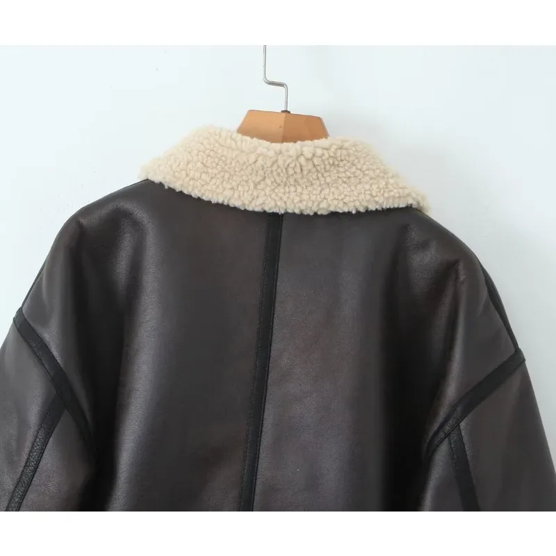 Удобные пальто TRAF ZR женские куртки теплая зимняя женская холодная блузка зимние