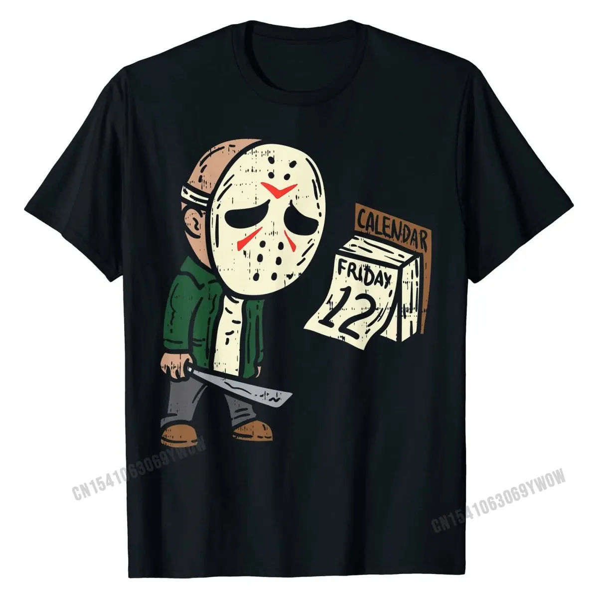 

Friday 12th Funny Halloween Horror Movie Humor T-Shirt Men Hot Sale Fitness Tight Tops Shirt Cotton Tshirts Birthday