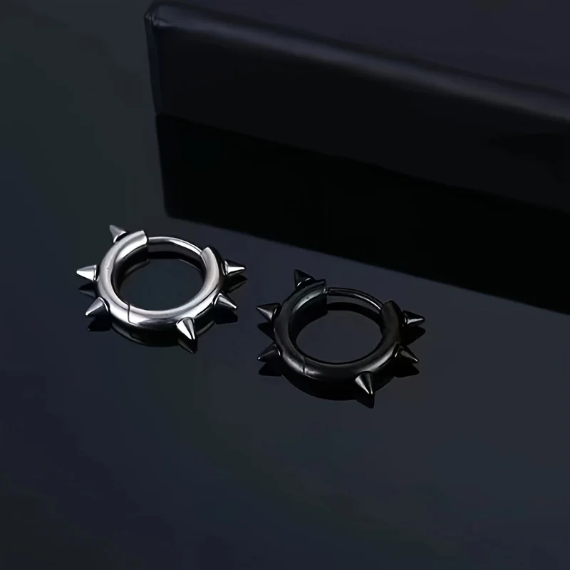 2/12 шт. серьги-гвоздики из нержавеющей стали