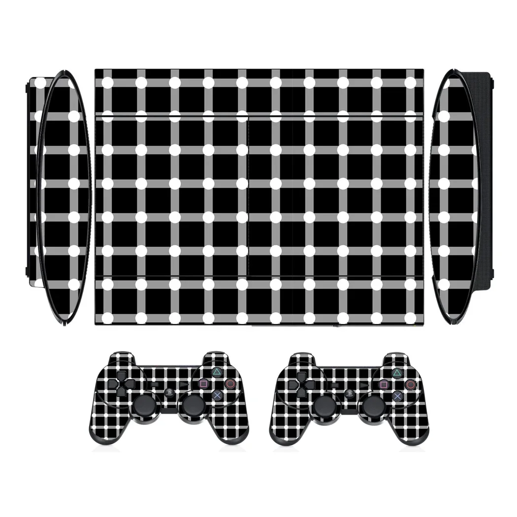 Виниловая наклейка для Sony PS3 Super Slim и 2 наклейки на контроллер