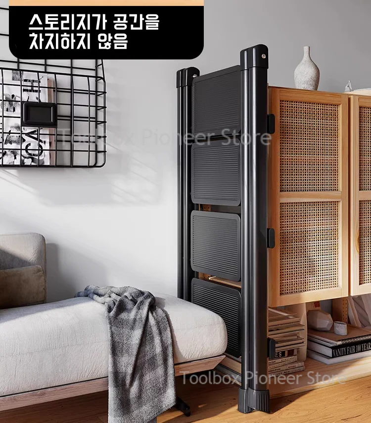 Бытовая складная лестница переносной табурет-ступенька домашняя для дома