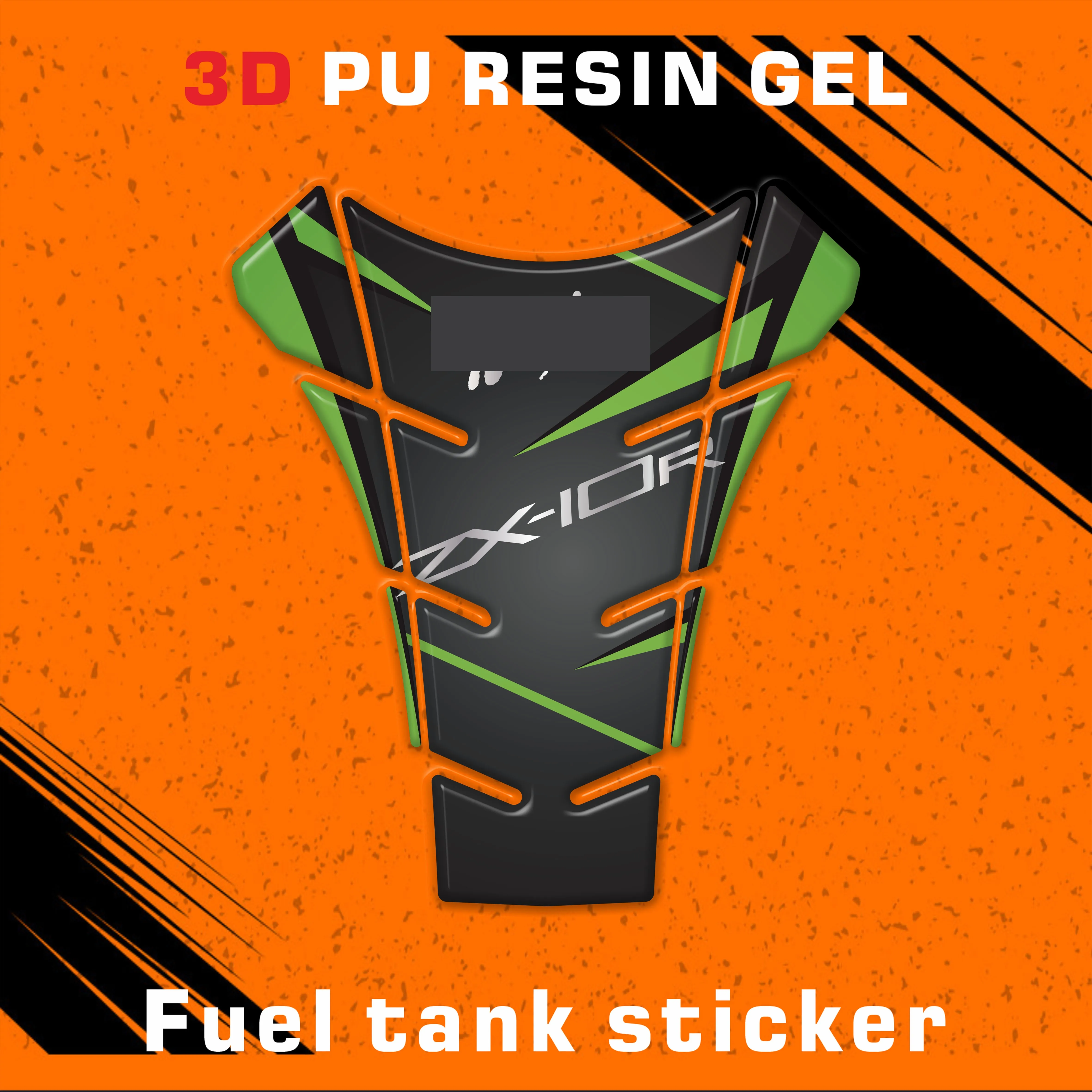 

For Ninja ZX10R SE/RR ZX-10R 3D Motorcycle Tank Pad Protector Decal Stickers