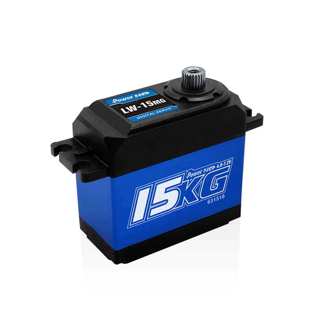 

New PowerHD LW15MG Full Waterproof Metal Teeda Palace Rally Vehicle Steering Gear Off Road Vehicle Short Truck Ship Model Servos