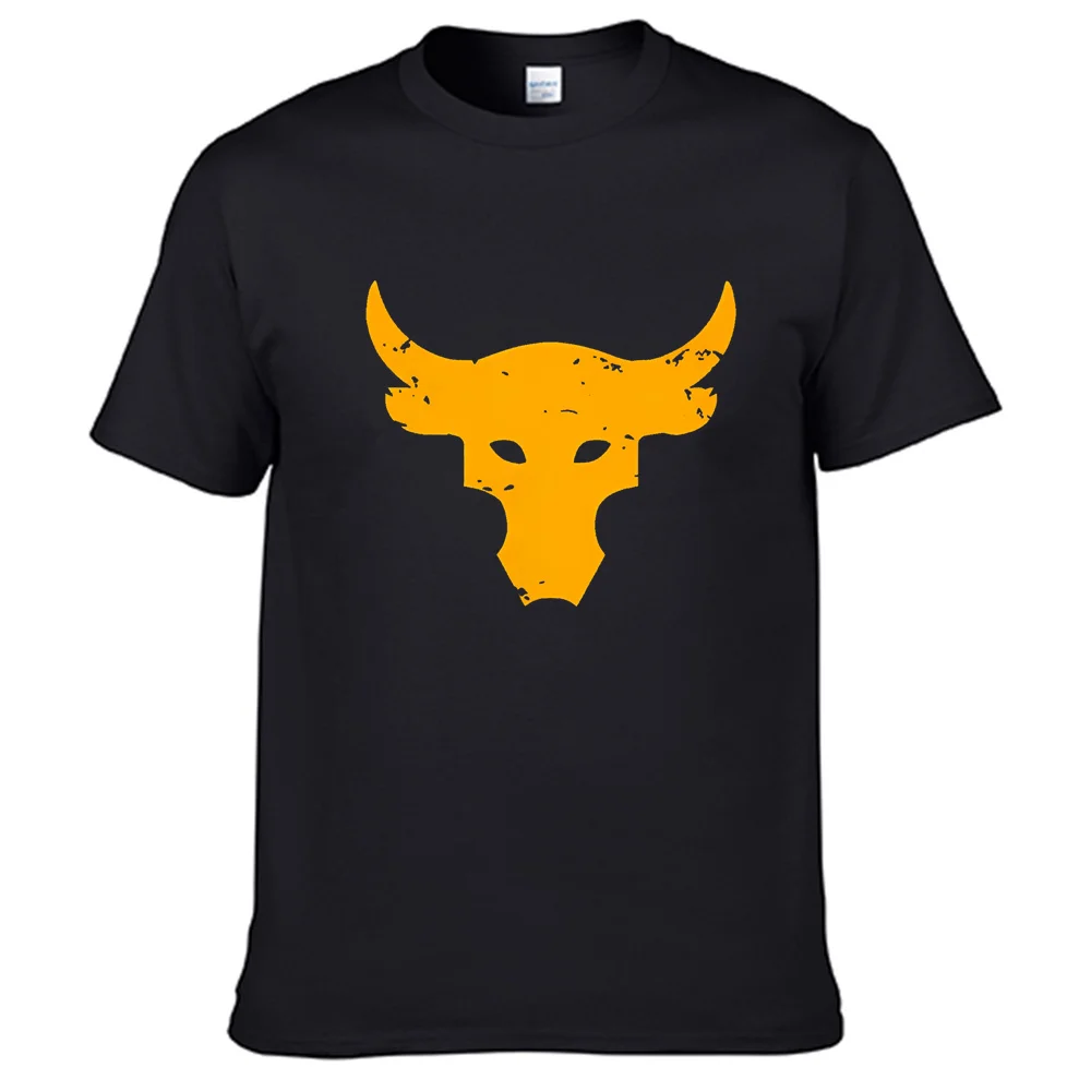 

Brahma Bull Printed T-Shirt The Rock Project Gym Limited Edition Unisex Branded T-Shirt Cotton Stunning Short Sleeve Top S-3XL
