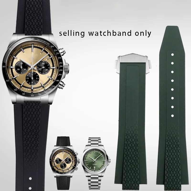 Резиновый браслет для Longines Kangkas Yuedong новый фторкаучуковый ремешок часов L3.830/835