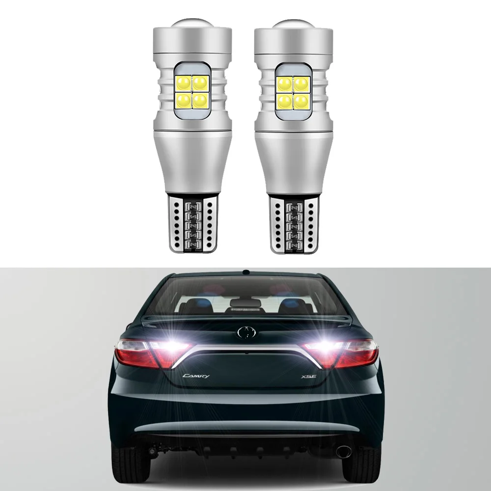 

2x LED Reverse Light Blub Lamp W16W T15 921 Canbus For Toyota Auris Avensis T27 CHR Camry Corolla FJ Cruiser 86 Land Cruiser 200