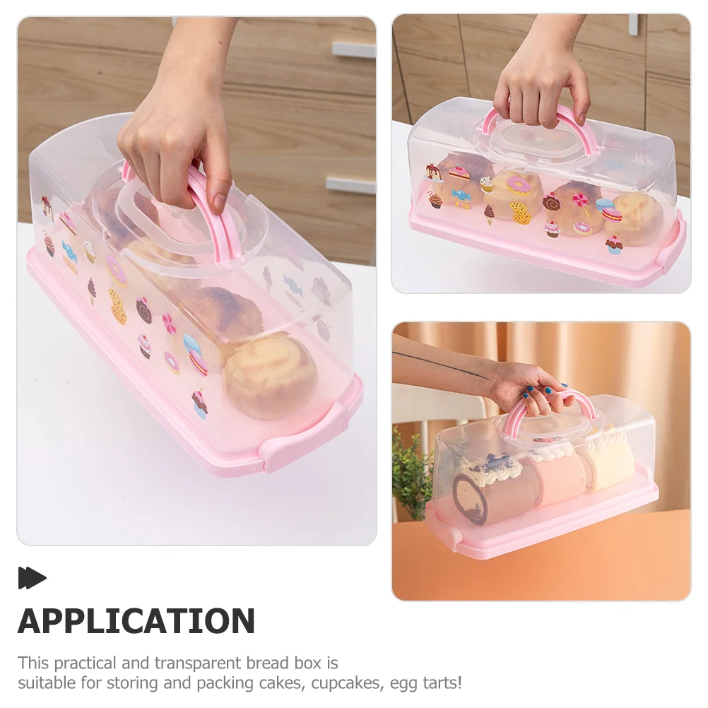 Портативная хлебная коробка с ручкой крышки хранитель для хлеба герметичный