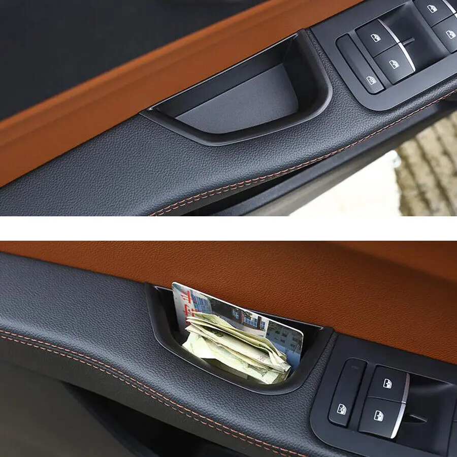 

Car 2 PCS Front Door Armrest Storage Holder Tray For Alfa Romeo Giulia 2017-2019