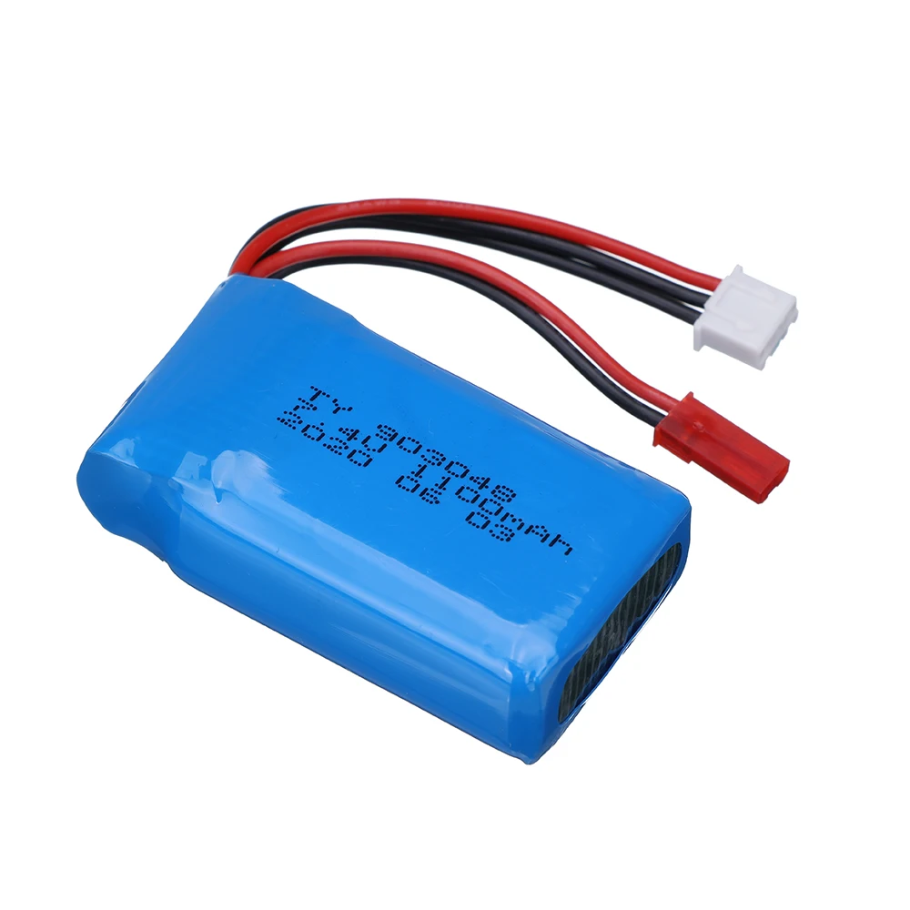 Фото 7,4 В 1100 мАч LiPo аккумулятор JST Plug для WLtoys A949 A959 A969 A979 V912 V913 V353 k929 V262 L959 T23 T55 F45 RC Автомобильные аккумуляторы Запчасти №3