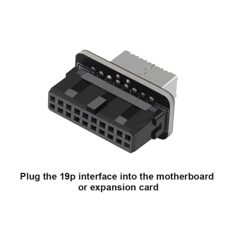 USB 3.0 20Pin/19P Header к Type-E A-Key 3 0 20-контактный адаптер для передней панели Type C Кронштейн