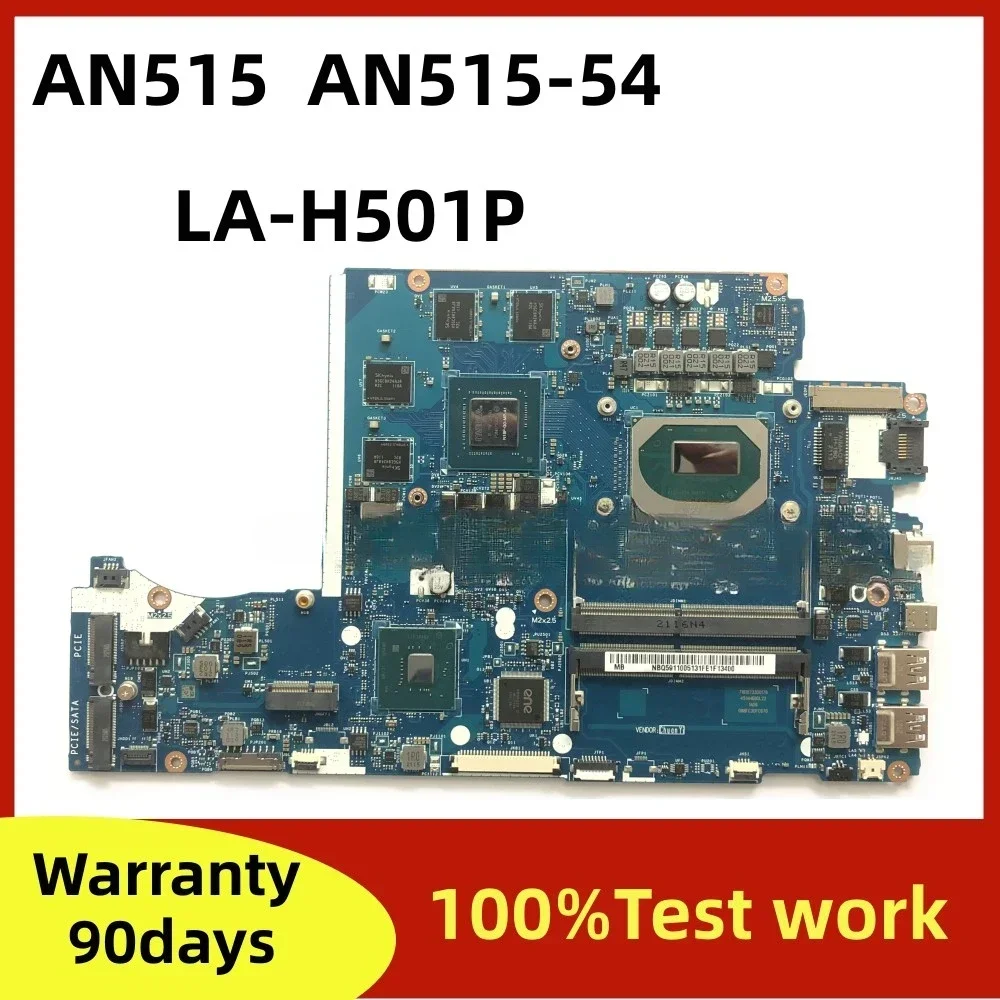 EH5VF LA-H501P для ACER AN515 AN515-54 материнская плата ноутбука с I5-9300 GTX1650 GTX1050 100%