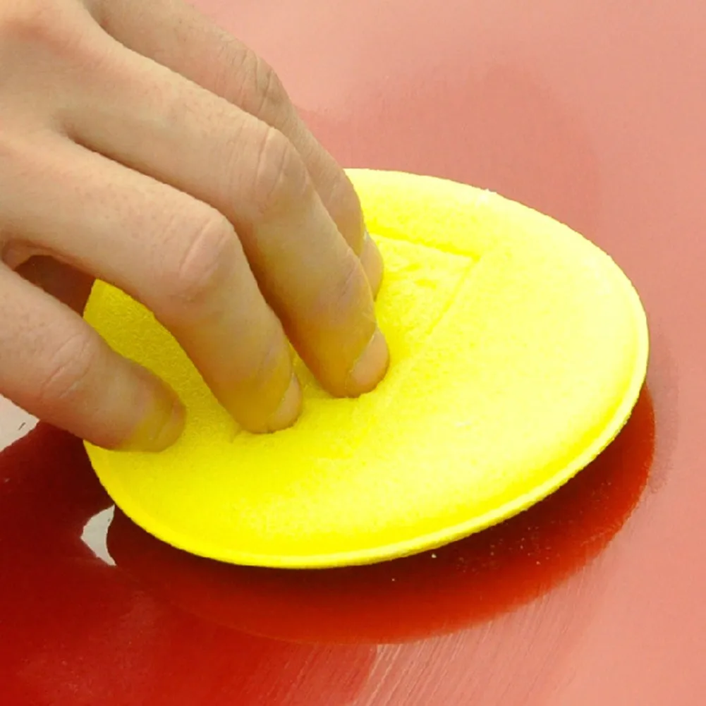 

1pcs Car Waxing Polish Sponges Applicator Round Car Polishing And Waxing Sponge Car Detailing Care Cleaning Supplies