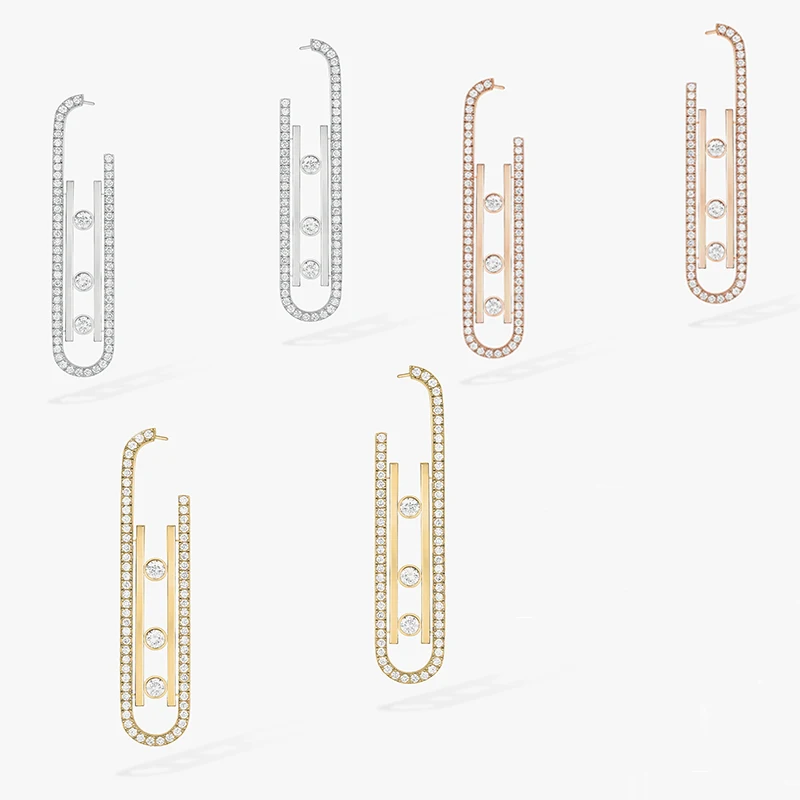 

Женские серьги из серебра 925 пробы, с инкрустированными бриллиантами