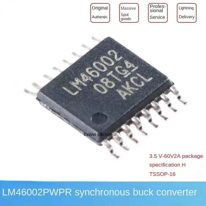 

LM46002PWPR HTSSOP-16 Synchronous Buck Converter Chip IC
