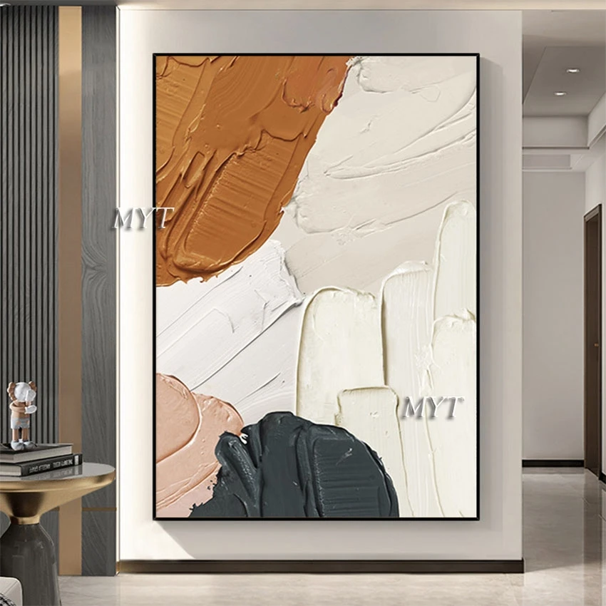 

Large Size Canvas Art Textured Abstract Oil Painting China Import Item Decoration Modern Thick Acrylic Wall Picture No Frame