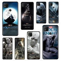 marvel moon knight poster case cover for xiaomi redmi note 10 11 11s 11e 11t 11s 9c 10c 10a 8 9 8a pro pro style full silicone