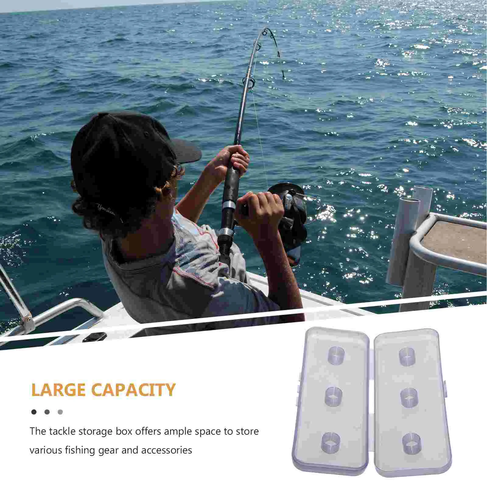 Ящик для хранения снастей 6 слотов рыболовных с доской лески и держателем отлично