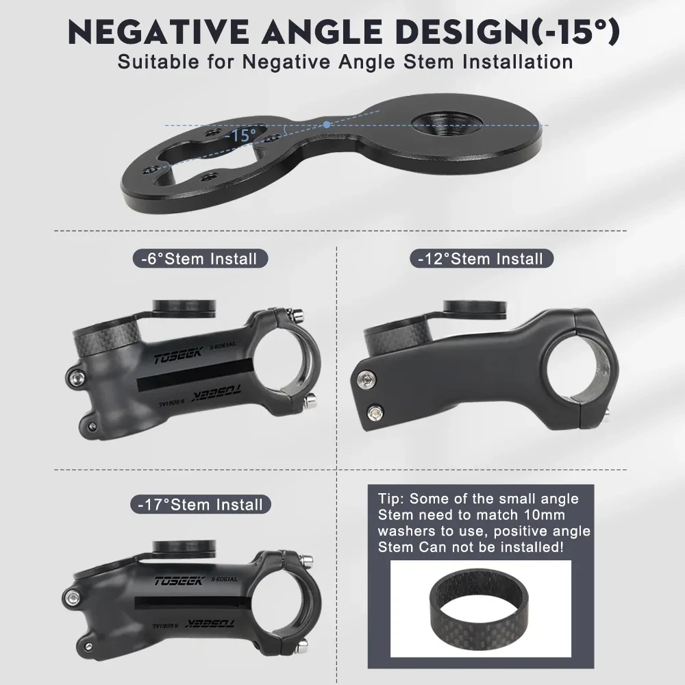 TOSEEK-MTB Встроенная крышка на руль с креплением для компьютера аксессуары
