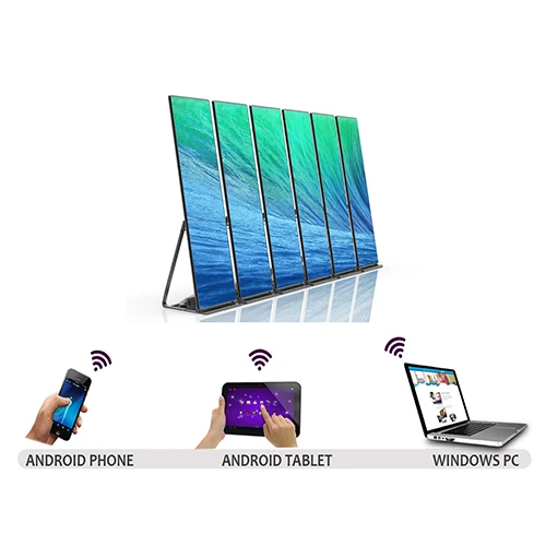 Фото Передвижной внутренний напольный LED-дисплей P2.5 с поддержкой 3G/4G/5G WiFi, полноцветный HD-экран для рекламы и видео №4