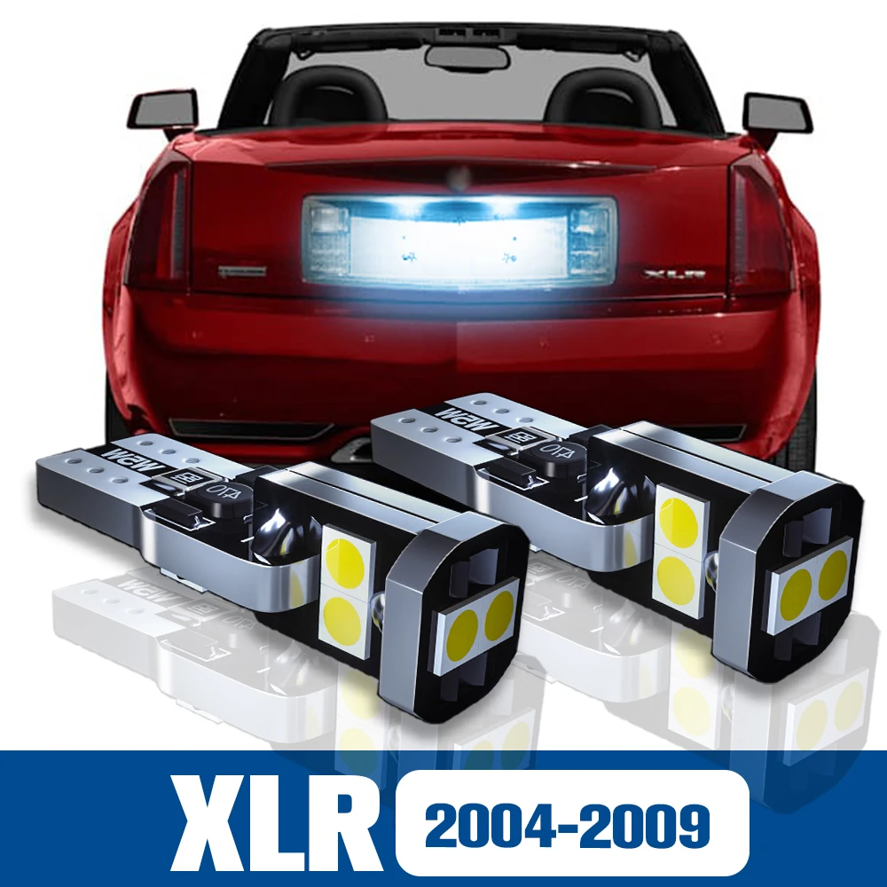2 шт. светодиодные лампы освещения номерного знака аксессуары Canbus для Cadillac XLR 2004