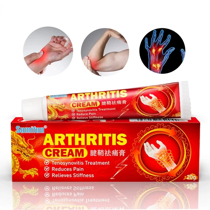 

Arthritis Treatment Cream Pain Relief Ointment Tenosynovitis Care Sports Support Cream Therapy Chinese Medicine Plaster Hand 20g