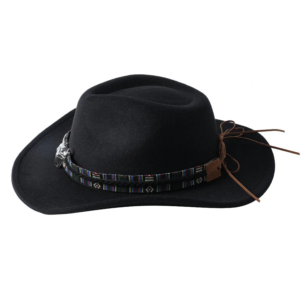 Ковбойская шляпа в стиле хип-хоп Европейская и американская стильная большая