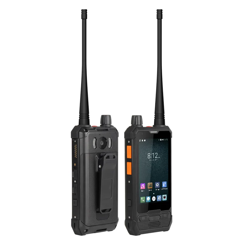 UNIWA P2 Plus 4 Inch IP67 Rugged Mobile Zello 4W DMR UHF Repeater Walkie Talkie Smartphone Octa Core 3GB RAM 32GB ROM NFC