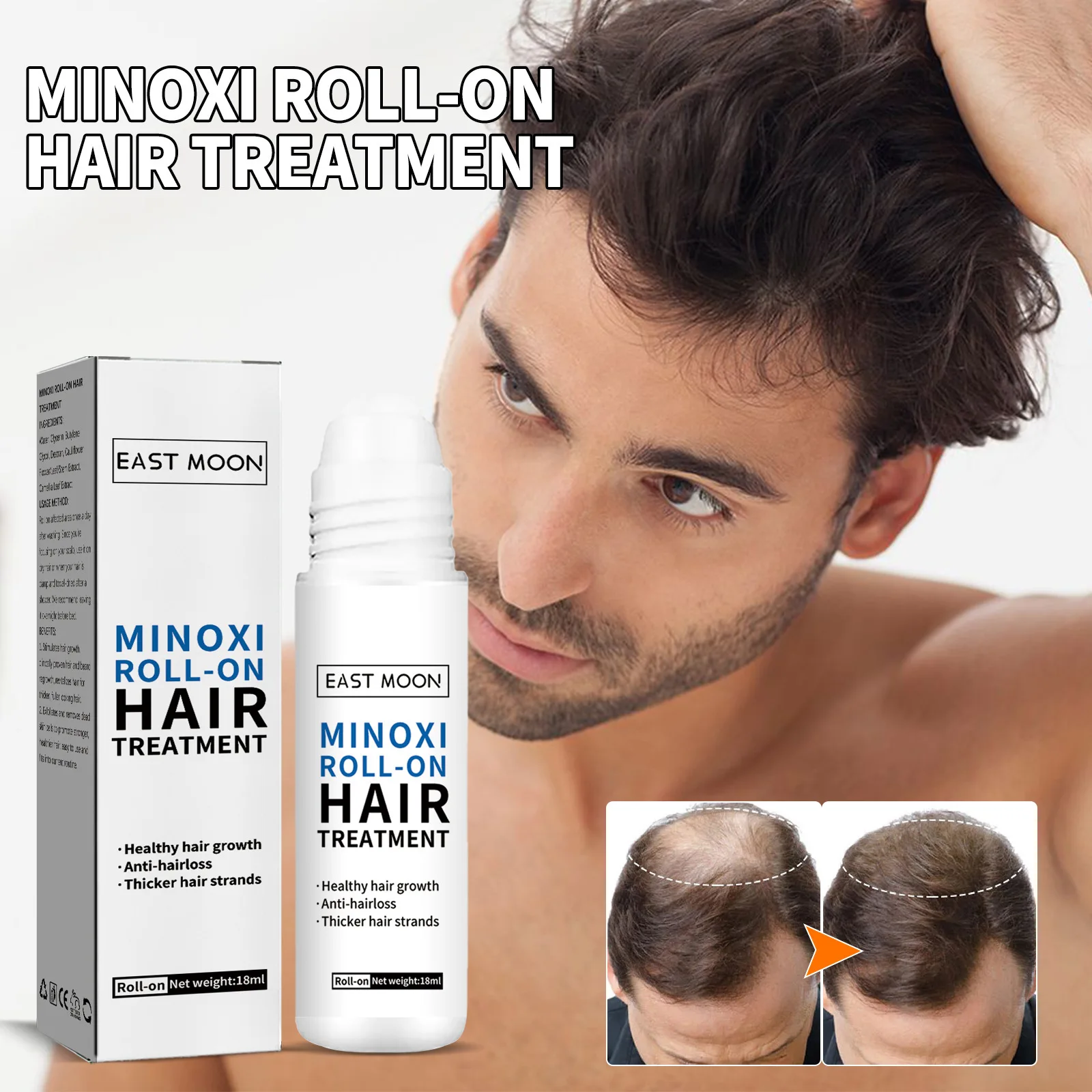 

Roll-on Hair Treatment New Hair Growth Serum Hair Moisturizing Oil Hair Care Oil Moisturizing Firm Hair Repairing Conditioners