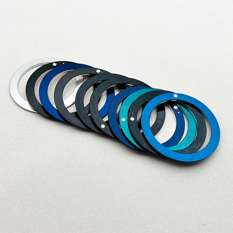 Mod 41mm Metal Watch Bezel Insert Ring Inner Diameter 32mm Fits Seiko Prospex Series New Samurai Men's Watch Cases Repair Parts
