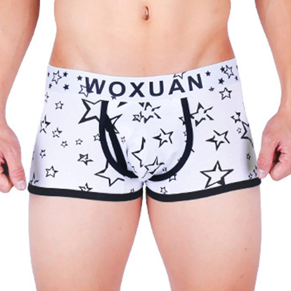 

Men Boxer Homme Low Rise Sexy Arrow Panties Cotton Separate Underpant Breathable Stretch Shorts Trunk Underwear Gay Briefs