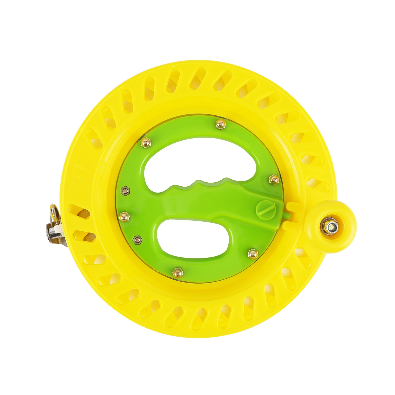 

22cm Durable Plastic Fishing Kite Line Spool Reel Wheel Holder Winding Tool Accessory(Yellow) Fishing Line Spool Fishing Line