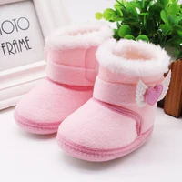 oohmy 0 18m winter warm baby boy girls shoes cotton sweaters boots booty crib babe unisex toddler shoes kids children footwear