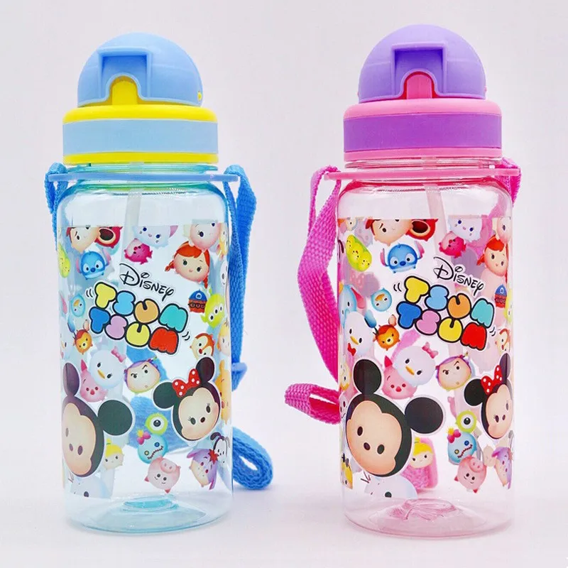 Детская бутылочка с соломинкой и Микки Маусом