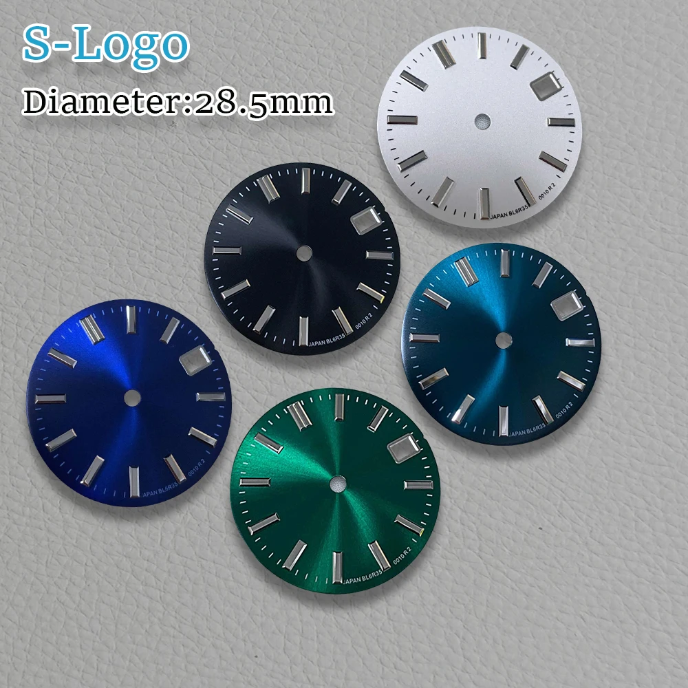 28 5 мм логотип GS NH35 циферблат с логотипом подходит для механизма NH35/NH36/4R/7S без