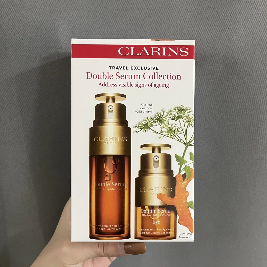 

Clarins Double Serum +Eye Global Age-Control Concentrate two piece set