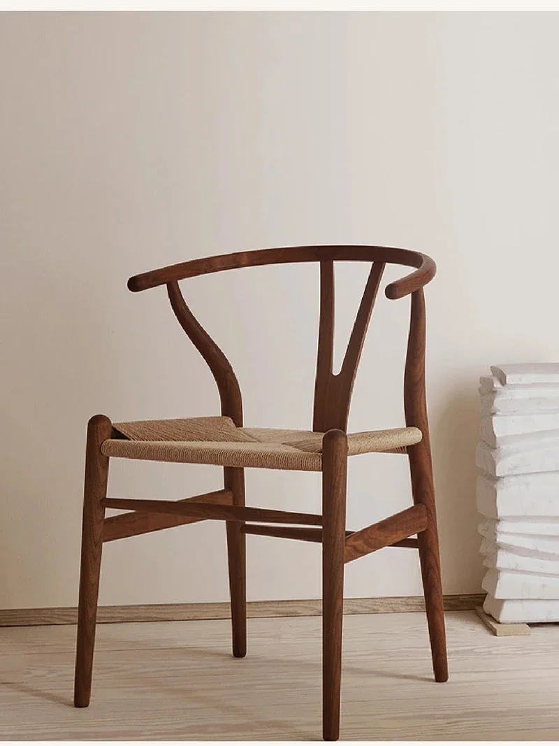 Древний роскошный обеденный стул с деревянной спинкой свадебный ресторан для