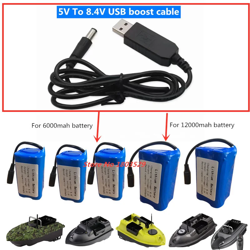 Cable adaptador USB boost line DC 5V a DC 8,4 V, módulo...