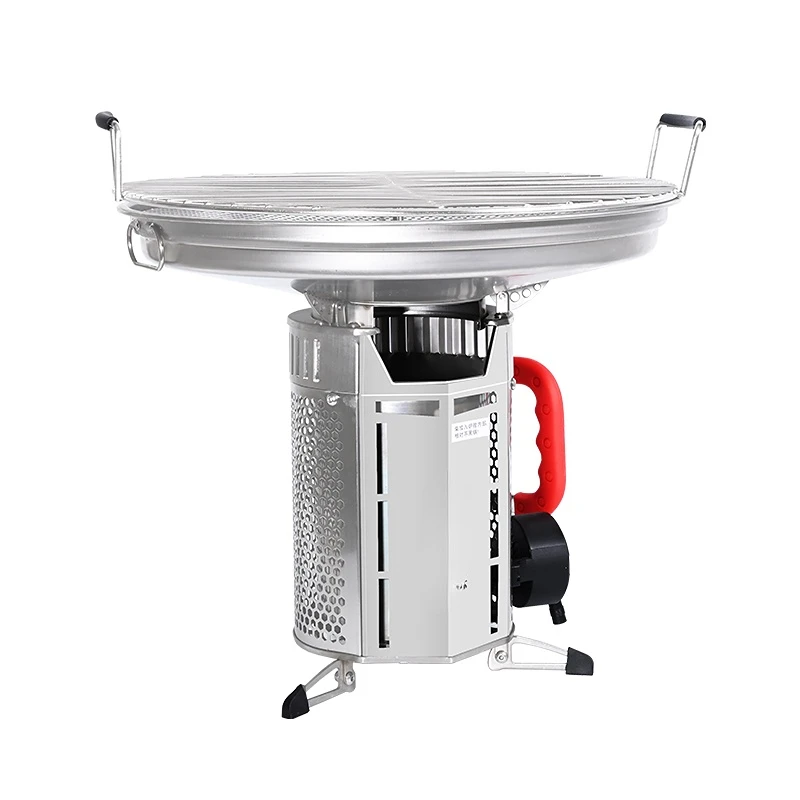 

Non-Stick Multifunctional Skewers Machine Barbecue Plate Small Smokeless Outdoor Courtyard Portable Camping Barbecue Oven