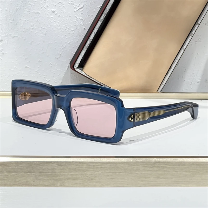 Модные солнцезащитные очки в большой прямоугольной оправе для мужчин 2024 бренд JMM