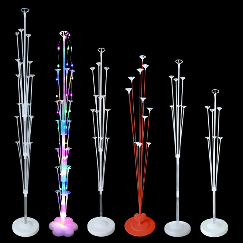 

1Set 7 Tubes Balloon Stand Balloon Holder Column Confetti Balloons Baby Shower Birthday Party Wedding Xmas Decoration Supplies