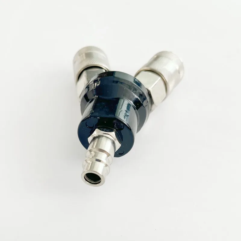 Быстроразъемный Соединитель с 2 выходами 1/4 дюйма распределитель воздуха