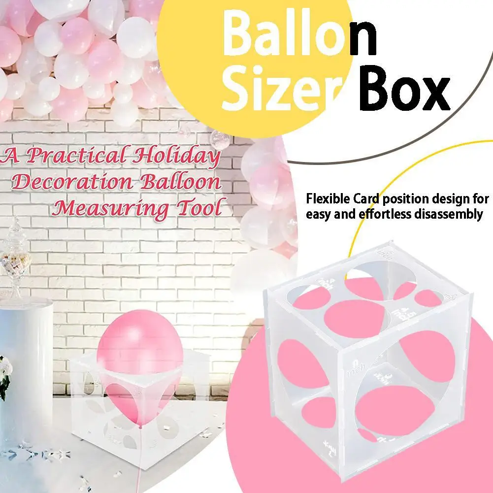 

Ballon Sizer Box Balloon Measuring Ballon Baloon Arch Garland Birthday Party Wedding Baby Shower Decor Balloon Accessories