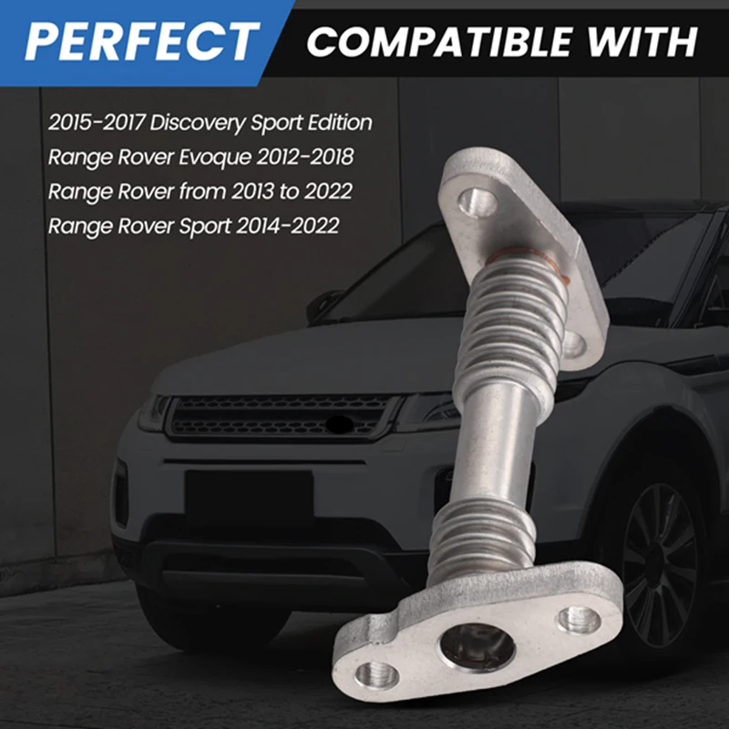 Turbocharger Oil Return Line Assembly LR025518 For Land Rover Range Evoque 2012-2018 Hose