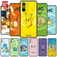 Pokemon Pikachu Anime Case For Xiaomi Poco NFC Pro 11T Lite Note 10T Silicone Shell Phone Cover