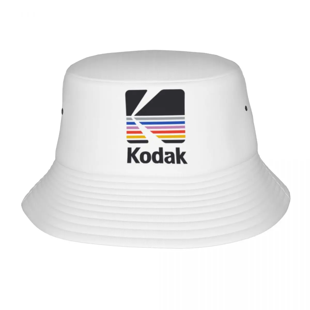 

Summer Beach Hatwear Kodak Photography Logo Accessories Bob Hat Design Unisex Sun Hats Bob Packable Fisherman Hats Vacation