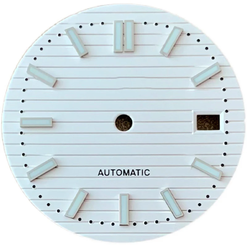 S  Watch Dial Accessories Hands 30.5MM Dial 41mm Case Green Luminous Japanese NH35 NH36 Automatic Movement Watch Accessories